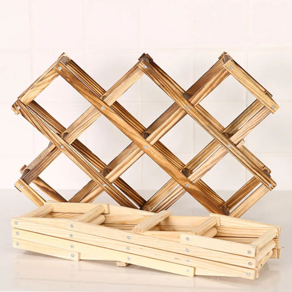 Wooden Wine Bottle Rack