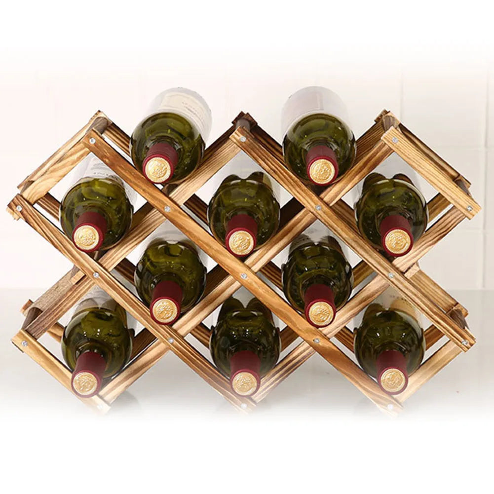 Wooden Wine Bottle Rack