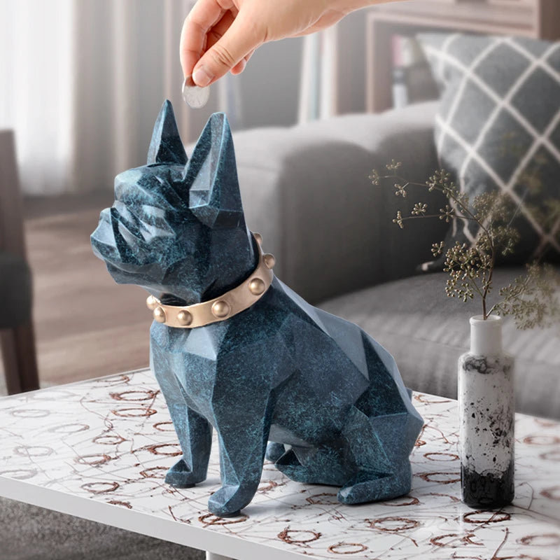 french bulldog coin bank