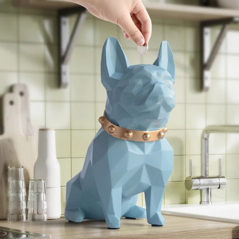 french bulldog coin bank