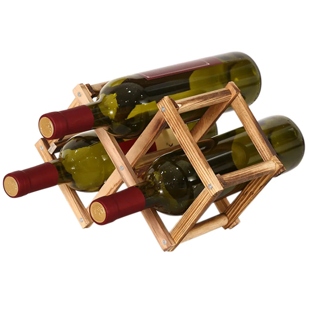 Wooden Wine Bottle Rack