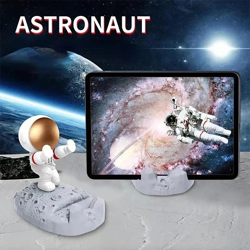 Hand-crafted Astronaut Mobile Phone Holder