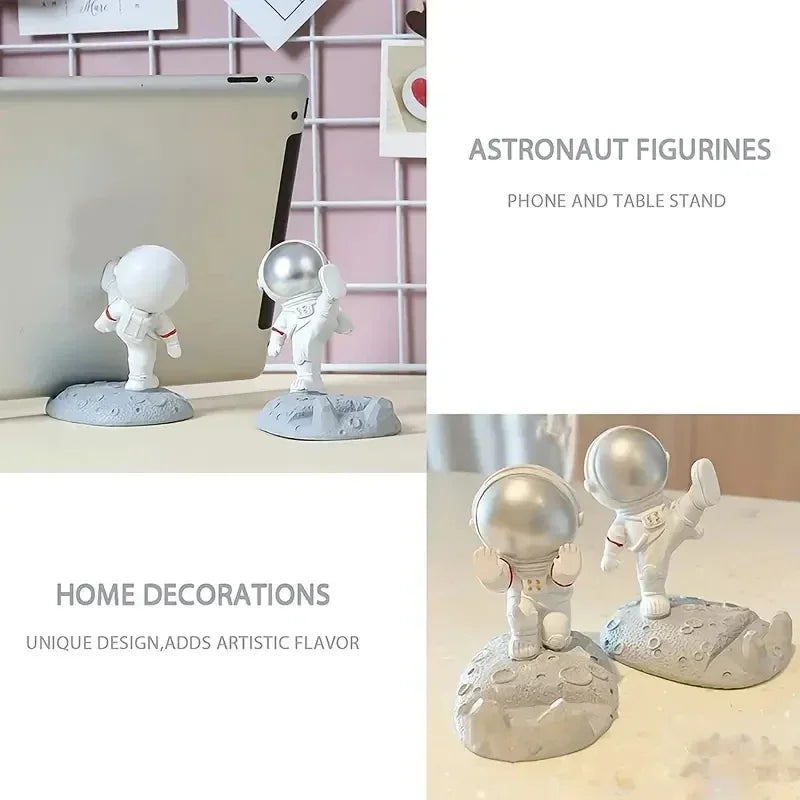 Hand-crafted Astronaut Mobile Phone Holder