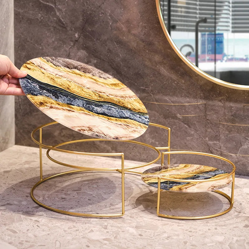 Marble Bathroom Tray