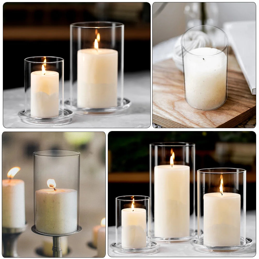 Glass Candle Holder